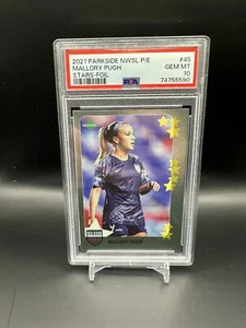 2021 Parkside NWSL Mallory Pugh RC Stars Foil PSA 10 - Picture 1 of 2