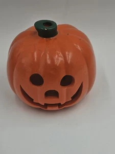 Halloween Ceramic Pumpkin Jack O Lantern Candle Tea Light Holder - Picture 1 of 2