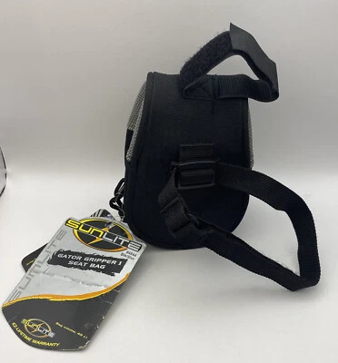 1X Bolsa de asiento de bicicleta Sunlite negra/plateada Gator Gripper + Más - *Ver descripción Foto 1 de 4