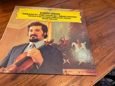 ZUKERMAN Violinkonzert No.1 Concerto Haydn VIOLIN DGG 2530-907 1977 MINT PROMO - Image 1 of 4