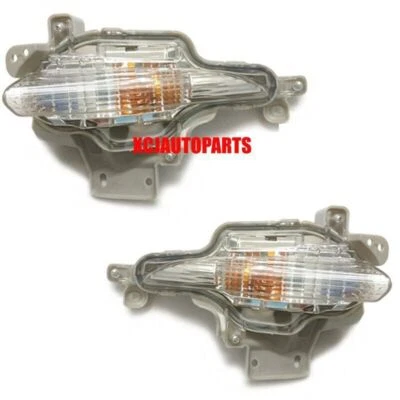 √ Left+Right Front Bumper Turn Signal Fog Light w/Bulb For Mazda 3 2017 2018 - Image 1 of 2