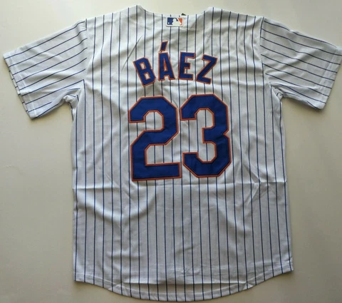 Javier Baez #23 New York Mets Baseball jersey Size XL Free Shipping Cover