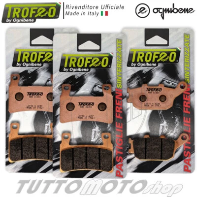 KIT PASTIGLIE FRENO TROFEO SINTER ANT+POST HONDA CBR 600 RR 2003 - 2004 - Immagine 1 di 4