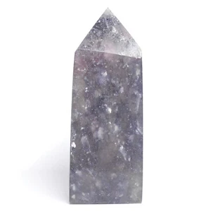 Obelisk Lila LEPIDOLITH MICA mit RUBELLIT Turmalin 68mm TURM power point No157 - Bild 1 von 10