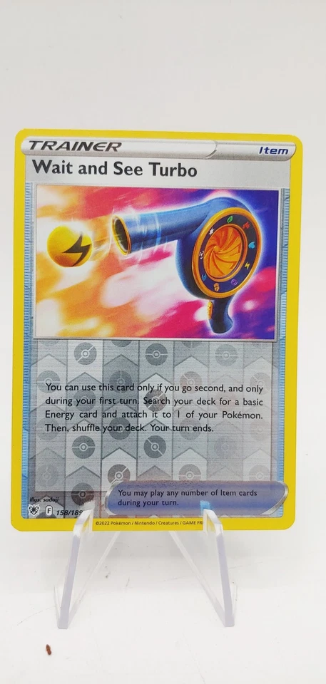 Pokemon Astral Radiance Wait and See Turbo 158/189 Reverse Holo - Image 1 of 1