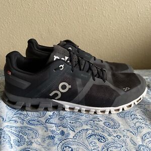 On Cloud Swiss Engineering Athletic Running Shoes Mens 10.5 Black Gray