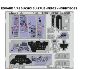 Eduard 1/48 Fotoätzdetail für Suchoi Su-27UB von Hobby Boss - FE922 - Bild 1 von 1
