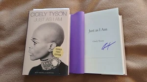 New Cicely Tyson Just as I Am Signed Book 1/1 HC DJ Tony Emmy Oscar Actress RIP - Bild 1 von 3