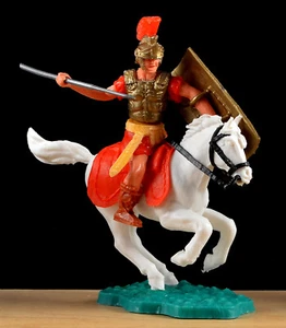 Timpo Swap-Type Mounted Roman - Red Crest with Pilum - 54mm toy soldier - Picture 1 of 1