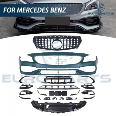 Parachoques delantero con rejilla Facelift CLA45 2013-2019 para Mercedes Benz clase CLA W117 Foto 1 de 4