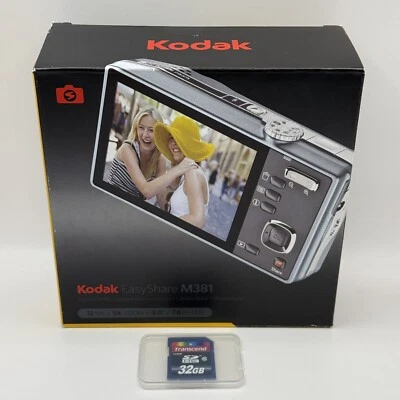 Kodak Easy Share M381 12 MP Digital Camera New Unused Open Box w/ 32GB SD Card - Image 1 of 4