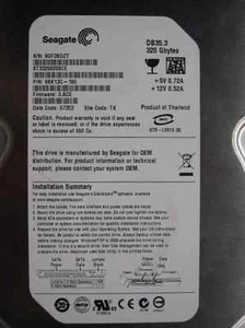 Seagate ST3320820SCE | P/N: 9BK13G-180 | FW: 3.ACE | TK | 320GB - Bild 1 von 1