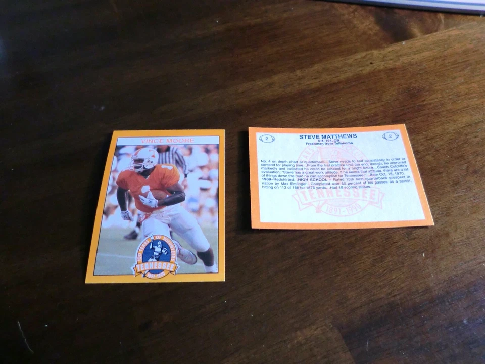 1990 Tennessee Volunteers "100 Years of Volunteers" Football Set Break (#1-250) - Image 1 of 1