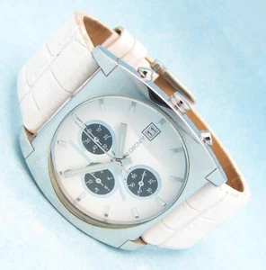 DKNY Damen Armbanduhr Chrono Datum Edelstahl NY-3397 Herren 5ATM Batt neu S293 - Picture 1 of 2