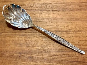 Vintage Sterling Silver Reed & Barton Renaissance Scroll 6.5” Berry|Sugar Spoon - Picture 1 of 7