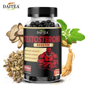 Potenciador de testosterona natural 120 cápsulas - Promover el crecimiento de la fuerza muscular - Imagen 1 de 11