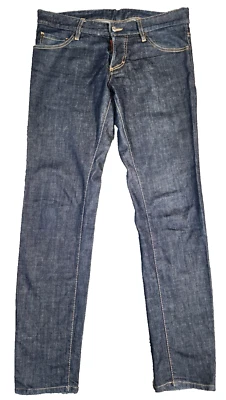 Jean DSQUARED2 Hombre Lujo Delgado Azul Talla 48 32x32 Hecho en Italia 01PR/2016/924 Foto 1 de 4