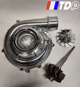 04-05 LLY 6.6 Duramax 68mm Comp Cover, 10 Blade Turbine, 68mm Billet Wheel Combo - Picture 1 of 3