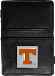 NCAA Tennessee Volunteers Leather Jacob's Ladder Wallet, Black NEW - Picture 1 of 5