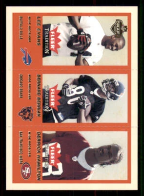2004 Fleer Tradition Draft Day #353 Evans/Bernard Berrian/Derrick Hamilton /375 - Image 1 of 2