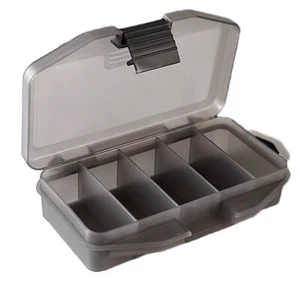 5 Compartment Fishing Tackle Storage Box Plastic Fishing Lure Bait Organizer Box - Picture 1 of 13
