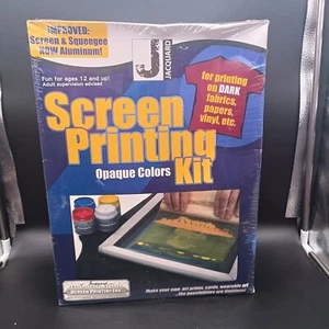 Sealed NIB Jacquard Screen Printing Kit For Opaque & Dark Background Shirt - Picture 1 of 4