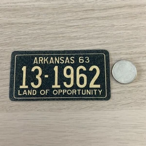 1963 Arkansas Wheaties Cereal License Plate Sticker Decal 13-1962 - Picture 1 of 2