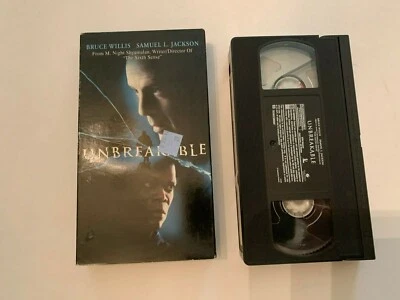 2001 Unbreakable VHS Video Tape Bruce Willis - Image 1 of 2