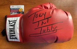 Guante de boxeo Everlast autografiado Tony ""tnt"" tubbs con certificado de autenticidad de la JSA - Imagen 1 de 1