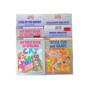 Lot of 6 Vintage 1980s QUESTRON Electronic Quiz/Workbooks - Bild 1 von 7