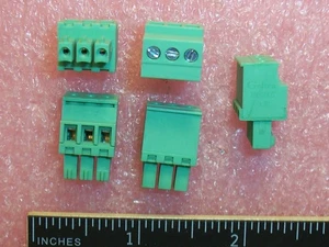 QTY (250) 3 POSITION PLUGGABLE SCREW TERMINAL BLOCKS 3.81mm 15EGTKA-3.81-03P-14 - Picture 1 of 7