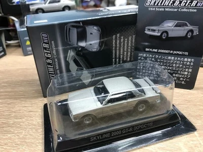 Kyosho - SKYLINE & GT-R NEO - 2000 GT-R KPGC10 - Plateado - 1/64 - Mini Coche - R22 Foto 1 de 4