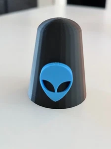 Lava Lamp Replacement Cap Top Alien Black Blue - Picture 1 of 8