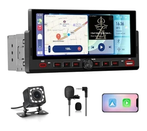 Hexinex Autoradio 1 DIN con Schermo 6.86 pollici IPS Touchscreen, Car Radio... - Foto 1 di 16