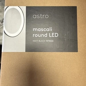 Astro Mascali Round LED Bathroom Magnifying Mirror Matt - Picture 1 of 3