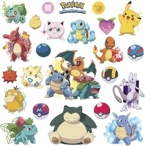 RoomMates RMK2535SCS Pokemon Iconic Peel and Stick Wandtattoo - Bild 1 von 4