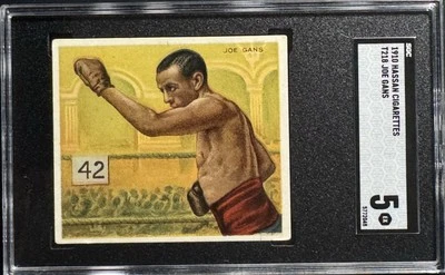 1910 Hassan  T218 Joe GANS - SGC 5 - Boxing HOF!  High Grade!! - Image 1 of 2