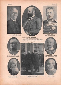 Scheffer-Boyade - Ammiraglio John Fisher - von Marchtaler - ecc. - 1908 ~21x29cm - Foto 1 di 1