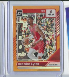 2024-25 Donruss Optic Orange #37 Deandre Ayton /175 TRAIL BLAZERS - Bild 1 von 2