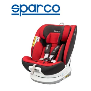 SPARCO Rotating child seat ISOFIX SK3000IRD (40-87cm rear; 76-150cm front) RED - Picture 1 of 5