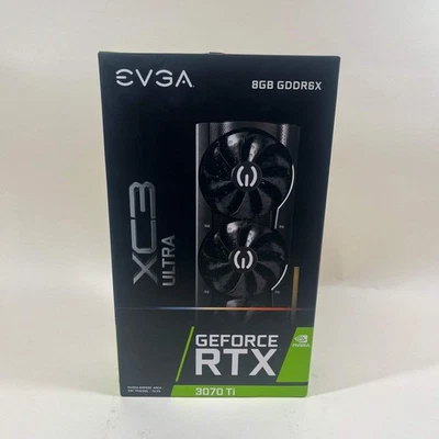 New EVGA GeForce RTX 3070 Ti XC3 Ultra Gaming 8GB GDDR6X Graphics Card - Image 1 of 4