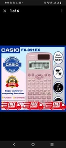 Casio FX-991EX-PK Classwiz Scientific Calculator ORIGINAL Pink NEW School Office - Picture 1 of 3