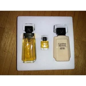 NIB Carolina Herrera Perfume Set Eau de Parfum Natural Spray & Body Lotion - Picture 1 of 4