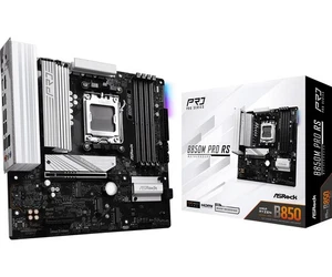 ASRock B850M Pro RS Motherboard - AMD B850 AM5 Max256GB DDR5 Micro ATX Retail - Picture 1 of 5