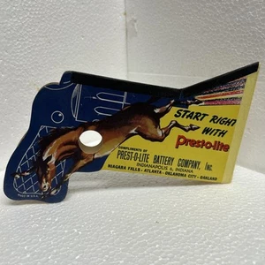 VTG Prest-o-lite Batteries Store Display Point Of Sale - Picture 1 of 5