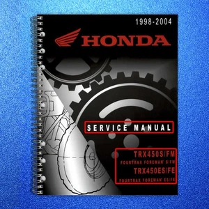 HONDA 1998-2004 TRX450S/FM TRX450ES/FE Foreman 450 Service Manual, BOUND, COVERS - Picture 1 of 13