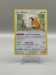 BIDOOF #111/159 POKEMON Crown Zenith (Common, NM) ENGLISH - Picture 1 of 4