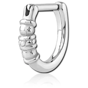 Tragus CLICKER Ohrpiercing Ohr Helix Intim 1,0 Ohrstecker Ohrring Clickverschluß - Bild 1 von 2