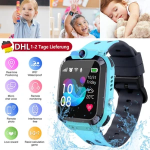 Kinder Smartwatch Kamera Telefonuhr SIM Tracker SOS Armbanduhr Wasserdicht - Bild 1 von 21