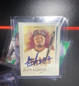 LUIS ARRAEZ SIGNED AUTOGRAPHED 2020 TOPPS ALLEN & GINTER CARD B4136 Auto - Picture 1 of 2